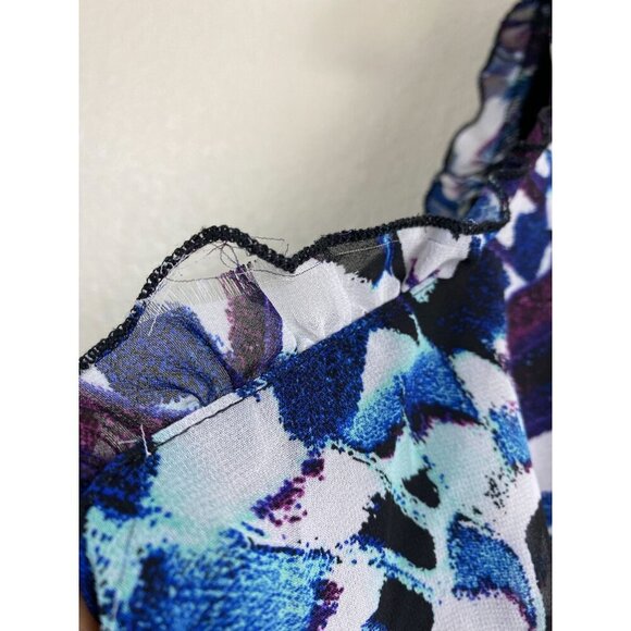 Torrid Mini Chiffon Ruffle Dress Sleeveless Multicolor Size 2X vacation Flowy - Picture 11 of 15